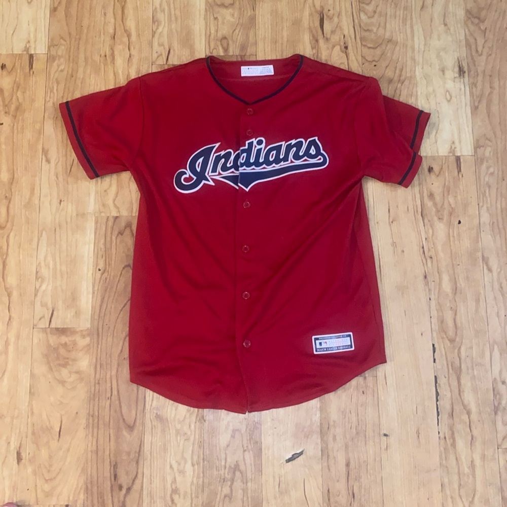 youth large Francisco Lindor indians jersey